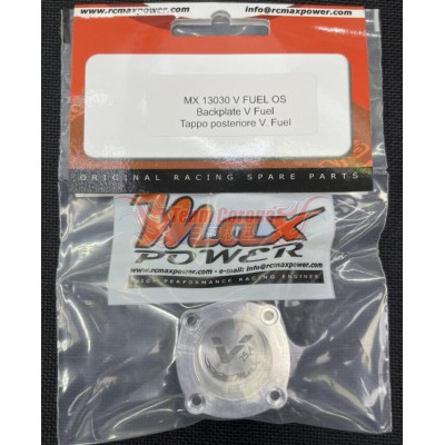 Max Power V Fuel Backplate for OS Speed .21 engine 13030